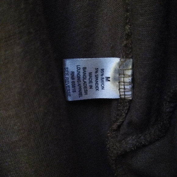 Splash Open Front Draped Cardigan Pockets Medium - Picture 7 of 8